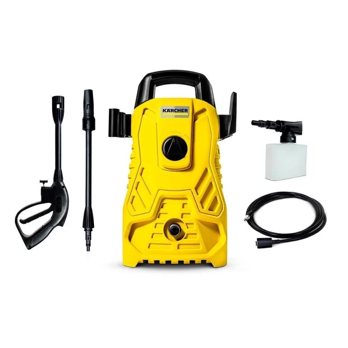 Lavadora de Alta Pressão Karcher Compacta 1500 psi 1400W Amarelo/Preto - Imagem 1