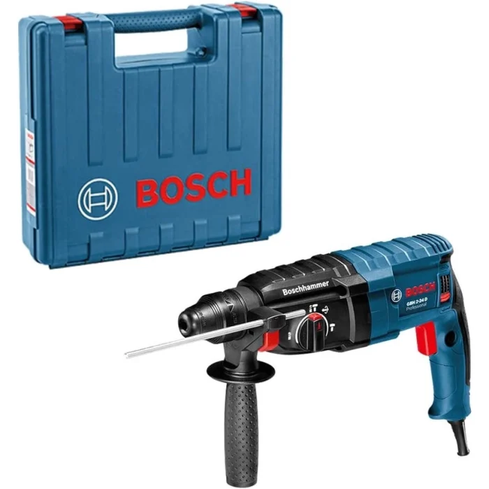 Martelete Perfurador Bosch gbh 2-24D 820W com maleta - Imagem 1
