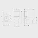 Kit Vaso Sanitário com Caixa Acoplada e Assento Soft Close Elite Celite - Imagem 5