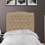 Cabeceira De Cama Box Solteiro 90 Cm Dunas – Veludo Bege Escuro. - Imagem 2