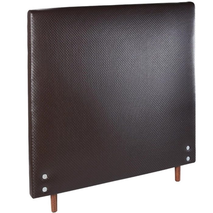 Cabeceira Estofada p Cama Box Solteirão 101cm Marrom Trama bf Colchões - Imagem 2
