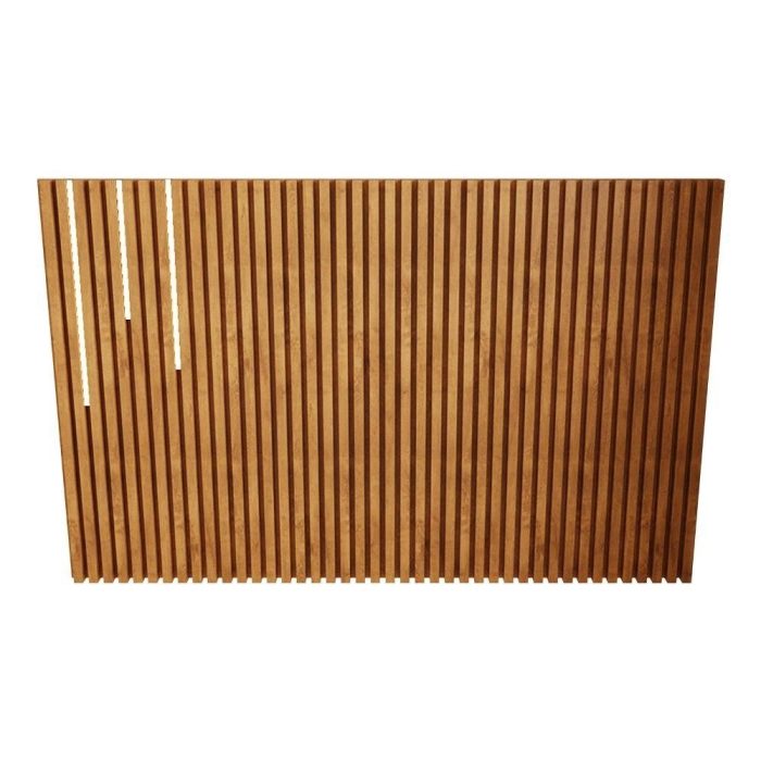 Cabeceira Para Cama Solteiro Ripada Quarto Manila com Led - Imagem 1