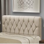 Cabeceira de Cama Box Casal 140 cm Capitone Istambul Dobuê – Bege
