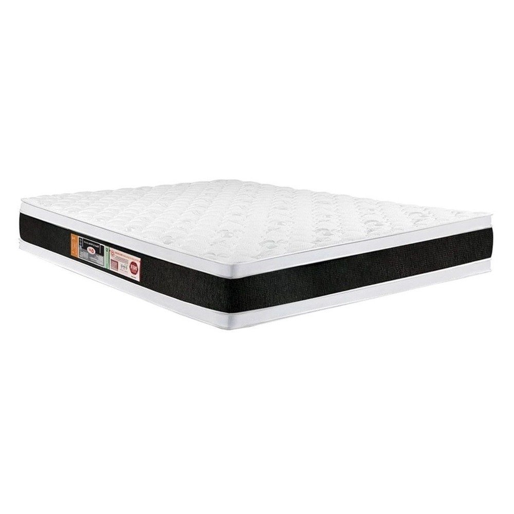 Colchão Castor D45 Black White air Double Face Queen 158