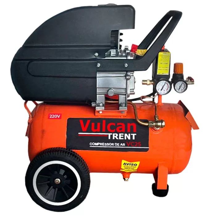 Compressor de Ar 8,0 Pés 24 Litros 2,5HP 160L/m com 2 Saídas – VULCAN-VC25 - Imagem 1