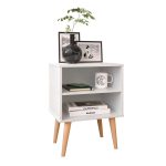Conjunto 2 Mesas de Cabeceira Nicho Kit Mesinhas Decoração Quarto Retrô – Branco – Lojas rpm - Imagem 2