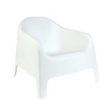 Conjunto 4 Poltronas Brancas para Jardim GardenLife Skarpo - Imagem 2
