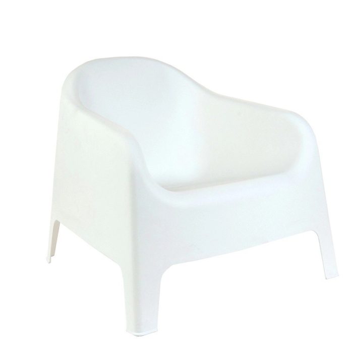 Conjunto 4 Poltronas Brancas para Jardim GardenLife Skarpo - Imagem 2
