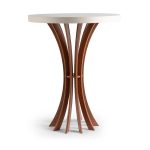 Conjunto De Mesa De Canto Cálice Redonda 40 E 60Cm De Altura - Imagem 2