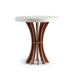Conjunto De Mesa De Canto Cálice Redonda 40 E 60Cm De Altura - Imagem 3