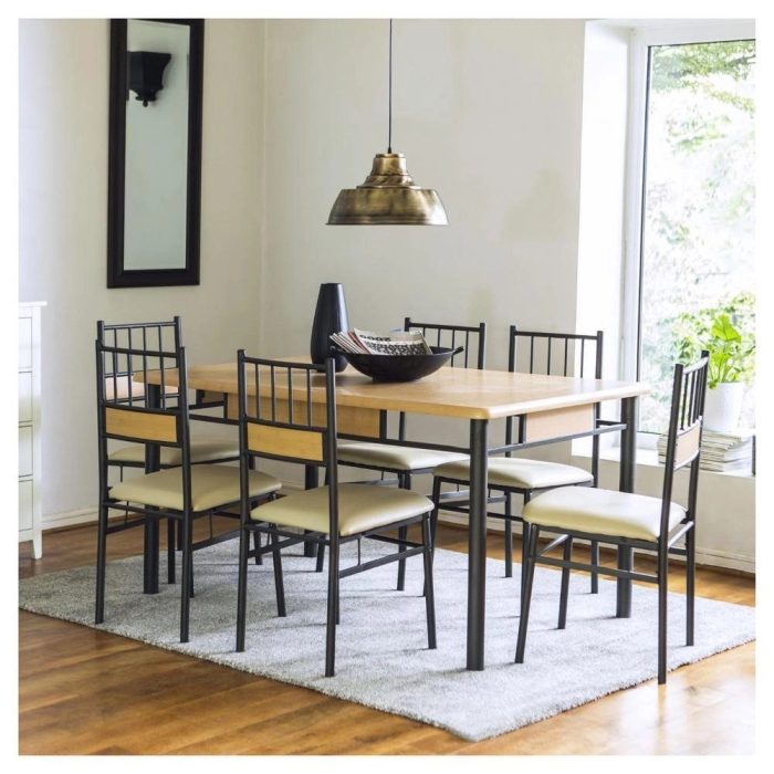 Conjunto Mesa de Jantar Asuncion Just Home Collection - Imagem 2