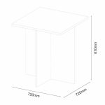 Conjunto Sala De Jantar 4 Banquetas Munique Bco Preto – m. Arapongas - Imagem 2