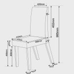 Conjunto Sala de Jantar Mesa Inovare 120x80cm Tampo VidroMDP com 4 Cadeiras Venus Móveis - Imagem 4
