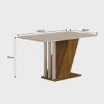 Conjunto Sala de Jantar com 4 Cadeiras Miami - Imagem 3