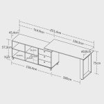 Escrivaninha Industrial para Escritório e Home Office em L 3 Gavetas 4 Nichos Home Office - Imagem 4