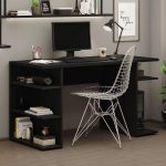 Escrivaninha Mesa para Computador Office 9409 Madesa – Preto