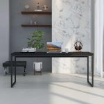 Escrivaninha Studio Preta 180 cm - Imagem 2