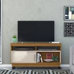 Estante Artur para TV de até 50 polegadas – naturale  off white – Madetec