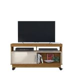 Estante Artur para TV de até 50 polegadas – naturale  off white – Madetec - Imagem 2