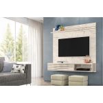 Estante Frizz Sublime para TV de até 55 polegadas – calacata  off white – Madetec