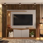 Estante Home Tv 70 Pol 180 Cm 2001141 Cinamomo Mell Grigio Mbl Cinamomo Mell Grigio - Imagem 2