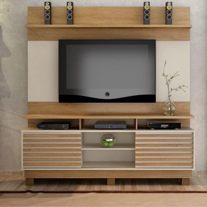 Estante Home para TV Até 60 Polegadas 2 Portas Texas Valdemoveis - Imagem 1