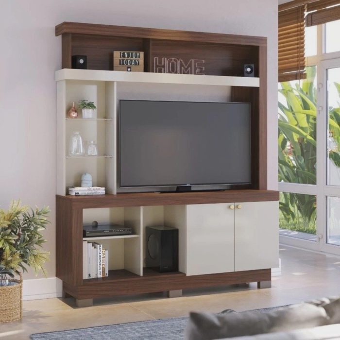 Estante Home para TV até 50 Polegadas 2 Portas Valença Móveis - Imagem 1