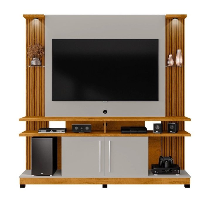 Estante Home para TV até 60 Polegadas LED 2 Portas York Bechara - Imagem 2