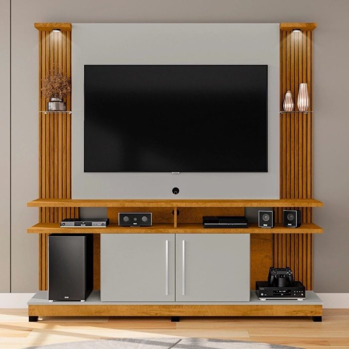 Estante Home para TV até 60 Polegadas LED 2 Portas York Bechara - Imagem 1