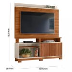 Estante Home para TV até 65 Polegadas 1 Porta Dallas 1.6 Mobler - Imagem 4