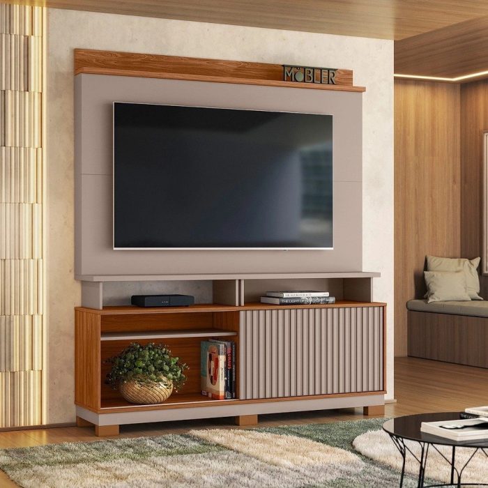 Estante Home para TV até 65 Polegadas 1 Porta Dallas 1.6 Mobler - Imagem 1