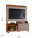 Estante Home para TV até 65 Polegadas 1 Porta Dallas 1.6 Mobler - Imagem 2