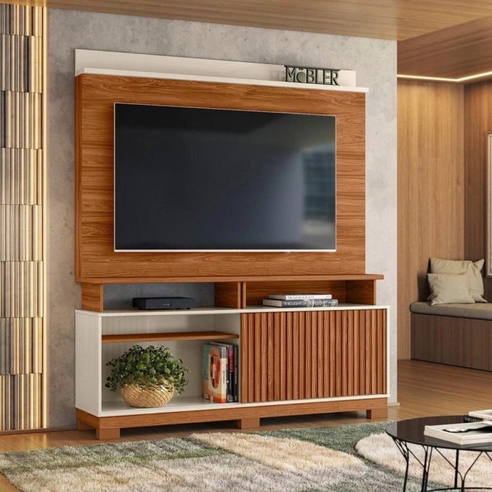 Estante Home para TV até 65 Polegadas 1 Porta Dallas 1.6 Mobler - Imagem 1