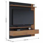 Estante Home para TV até 65 Polegadas 2 Portas Juriti 1.5 Colibri - Imagem 3
