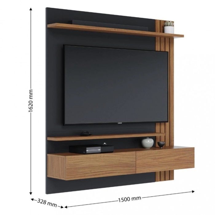 Estante Home para TV até 65 Polegadas 2 Portas Juriti 1.5 Colibri - Imagem 3