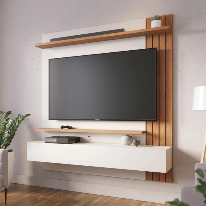 Estante Home para TV até 65 Polegadas 2 Portas Juriti 1.5 Colibri - Imagem 1