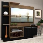 Estante com painel p/ TV 55 e 2 portas Porto Multimóveis