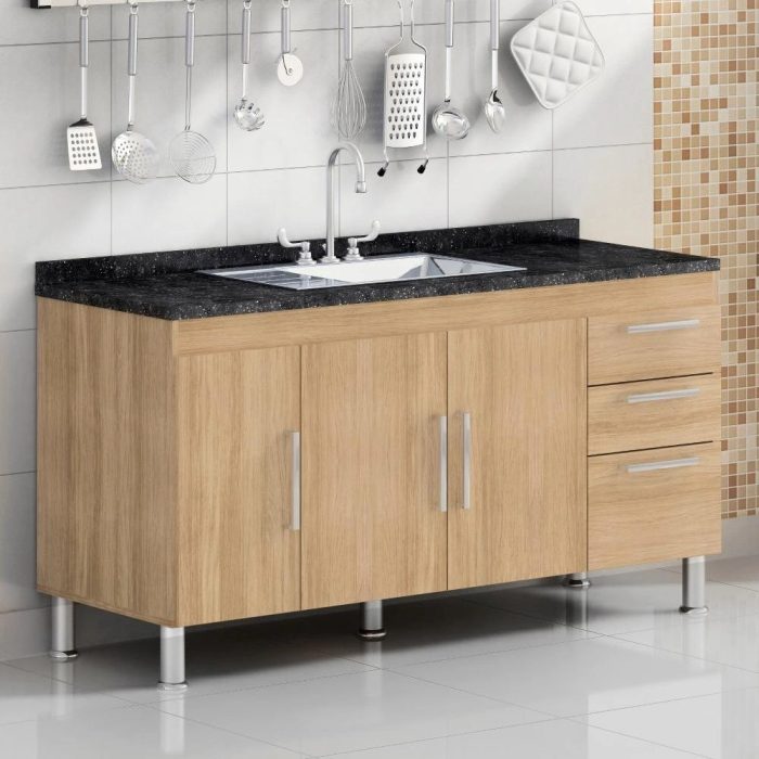 Gabinete De Vidro Para Banheiro 40cm Ac Slim Com Espelho Cor branco - Imagem 1