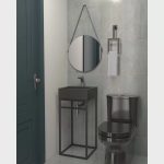 Gabinete Para Banheiro Em Ferro Estilo Industrial 40Cm - Imagem 4