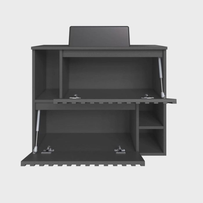 Gabinete de Banheiro Suspenso 75cm Luiza com 2 Portas Basculante com Cuba - Imagem 2