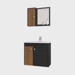 Gabinete para Banheiro com Cuba e Espelheira Munique Móveis Bechara - Imagem 3