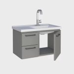 Gabinete para Banheiro em Aço 61,5cm Romã Cozimax - Imagem 3