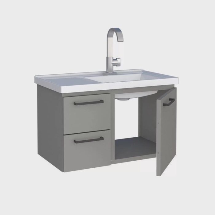 Gabinete para Banheiro em Aço 61,5cm Romã Cozimax - Imagem 3