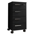 Gaveteiro 4 gv Paris Preto