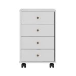 Gaveteiro Office Presence Com Rodizios 29110 Branco Demobile - Imagem 2