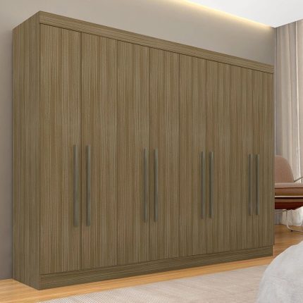 Guarda Roupa Casal 8 Portas Natasha Boreal – Móveis Arapongas
