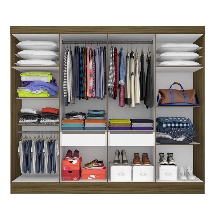 Guarda-Roupa Casal Mayra 8 Portas Boreal – Moveis Arapongas - Imagem 2