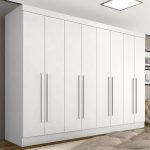 Guarda Roupa Casal Mayra 8 Portas Branco – Moveis Arapongas