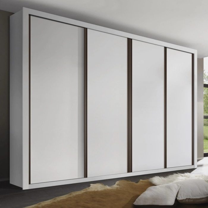 Guarda Roupa Casal Premium Liv 279,3cm 4 Portas 4 Gavetas Espresso Móveis - Imagem 1