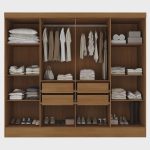 Guarda-roupa Casal 100% mdf 8 Portas 4 Gavetas Jatobá Yescasa - Imagem 2